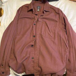 H&M Long Burgundy Shirt